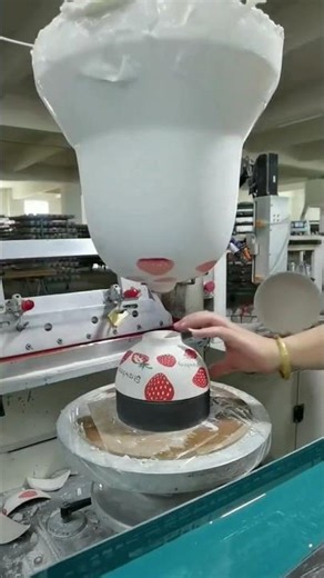 Silicone Pad Printing Process on Bowls