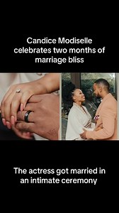Actress Candice Modiselle shares pictures of her intimate wedding ceremony to celebrate two months of her marriage bliss #sama28 #viral #sama28tiktok #sama #candicemodiselle #marriage #wedding #actress #bontlemodiselle #refiloemodiselle #modisellesisters | Julia Madibogo