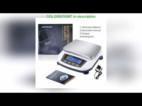 A must-have product! Digital Precision Scale 5kg 0.01g Lab Electronic Balance Backlit Screen Displ