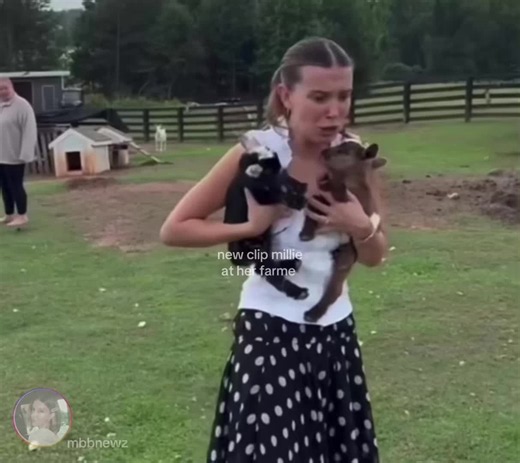Millie at Her Farm video — Millie Bobby Brown clip