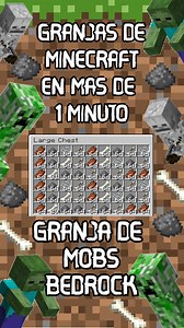 285K views · 4.6K reactions | 嗢履La Mejor Granja De Mobs Minecraft Bedrock 1.21履嗢#minecraft #granjasminecraft #minecraftshorts #minecraftbuilds #minecraftpe | Tgamer0311 | Facebook