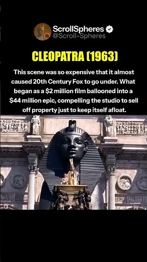 Cleopatra 1963 Almost Bankrupted 20th Century Fox