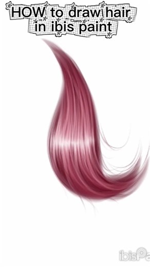HOW to draw hair in ibis paint x ✨