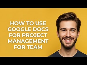 How to Use Google Docs for Project Management for Team - UPDATED!