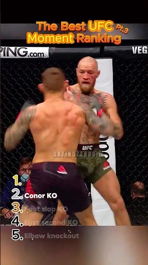 The Best UFC Moments Ranked Pt.3🥊| Insane KnockOuts #ufc