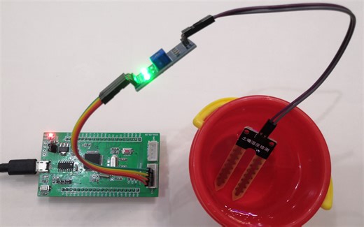 土壤湿度传感器，出远门再也不怕花没人浇水了