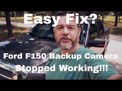 Ford F150 rear backup camera Install with updated base plate