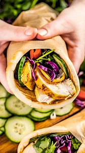 7.1K views · 34 reactions | Moroccan-spiced chicken breasts sliced and served gyro style with tons of vegetables and topped off with a zingy tahini sauce. This is a healthy sandwich that makes for an amazingly delicious lunch or dinner. https://thestayathomechef.com/moroccan-chicken-gyros/ | Recipes | Facebook