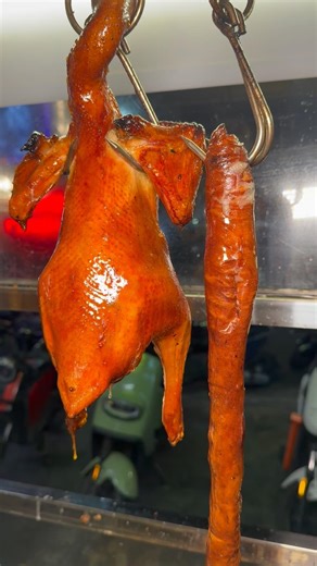 😋 Street Food Crispy Pork Intestine Cutting ASMR 🔥 #shorts #food #usa