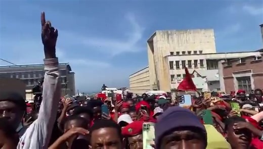 11K views · 202 reactions | EFF leader Julius Malema is addressing supporters following his guilty verdict. He says: “We knew from the beginning they were looking for me. As a revolutionary, going to prison or facing death is a badge of honour.” | News24/7 Update | Facebook