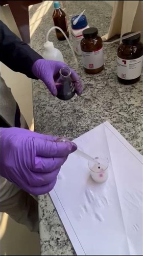 The Instant Erase: Purple Permanganate Vanishes INSTANTLY! 🧪 #sciencefacts #shorts