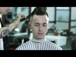 Men's Mohawk Hairstyle男士莫西干发型