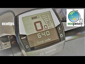 Bosch eBike Error Code 640 | What does it mean ?