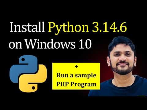 How to install Python 3.14.6 on Windows 10