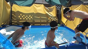 インテックス 大型プール 　3人で大騒ぎできます。3m×2m×75cm　N₀2