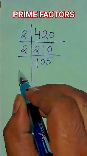 Prime factors of 420