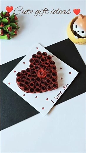 💞 Cute card ideas | Card making ideas #diy #gift #art #craft #cute #handmade #cards #shorts