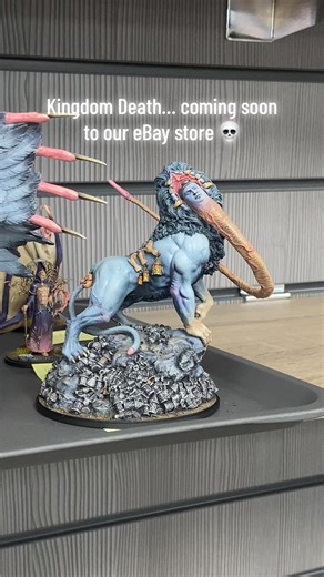 1.6K views · 16 reactions | Coming soon to our eBay store, 100’s of Kingdom Death options, including fantastic painted miniatures, here is a taste of what is to come. #kingdomdeath #kingdomdeathminiatures #kingdomdeathboardgame #kingdomdeathmonster #kingdomdeathpinup #kingdomdeathpainting #kingdomdeathpainted #kingdomdeathpinups #kingdomdeathminiature #kingdomdeathsurvior #kdm | The Monster Merchants | Facebook