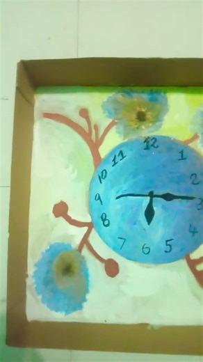clock painting 🎨🖌️