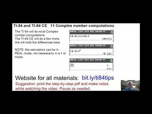 11 Complex Number Computations