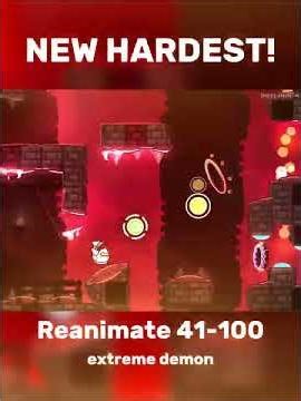 REANIMATE 41-100 #geometrydash #gdupdate #gd #gaming #fnaf #gdtop1