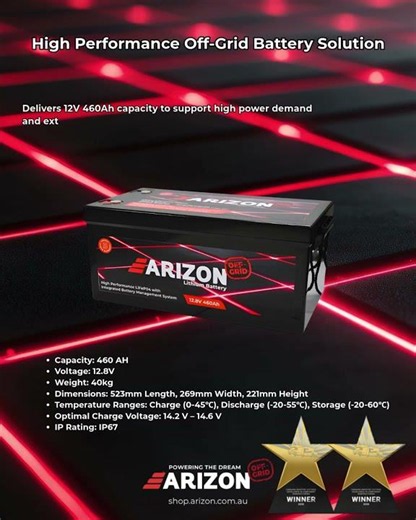 High Performance Off Grid Battery Solution