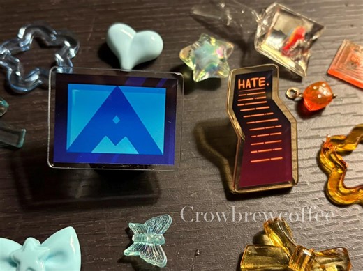 AM Allied Mastercomputer IHNMAIMS 1.5” Acrylic Pin Set (2pcs) - Etsy UK