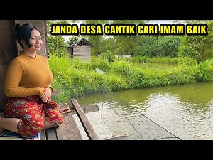 WOW…BIKIN MATA SUSAH BERKEDIP MELIHAT KECANTIKAN TEH RISKA JANDA DESA, JANDA KEMBANG TERCANTIK..!