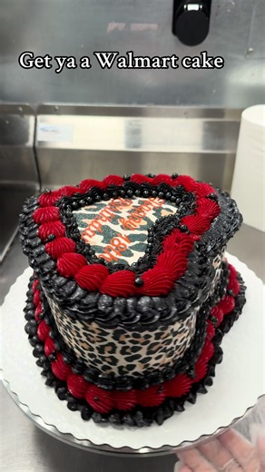 Adorable Walmart Cake Design with Minor Flaw