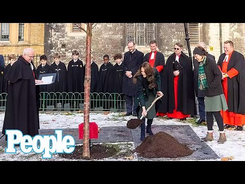 Kate Middleton Plants Tree Dedicated to Queen Elizabeth | PEOPLE