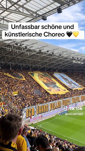 Unfassbare Choreografie von Dynamo Dresden: K-Block begeistert