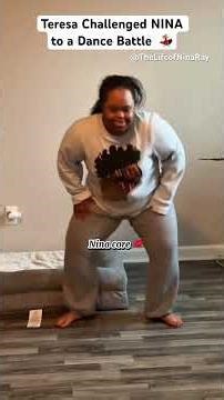 Teresa Challenged NINA to a Dance Battle 💃🏼😅 #nina #viral #funny