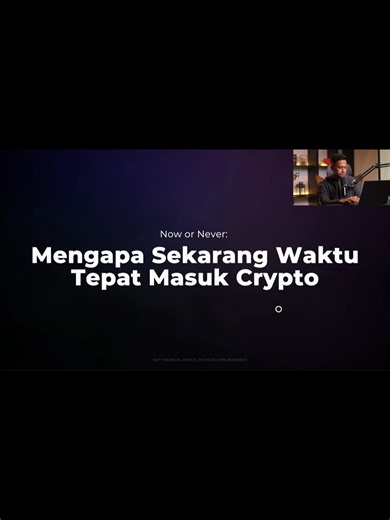 NOW OR NEVER Banyak yang nunggu “waktu sempurna” masuk crypto… padahal waktu terbaik itu biasanya datang saat kebanyakan orang ragu. 📉 Market lagi sepi = orang takut 📈 Market mulai jalan = orang nyesel Video ini bukan ngajak FOMO, tapi ngajak paham timing & mindset sebelum terlambat. Kalau kamu masih mikir: “nanti aja deh…” mungkin video ini alasan kenapa sekarang itu penting. 👇 Tonton sampai habis & simpan videonya #kalimasada #akademicrpto #nowornever