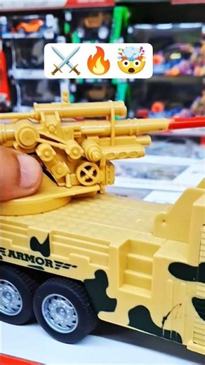 AMAZING COLLECTION! Heavy Military Army Truck with Machine Gun ⚔️🔥 #shorts