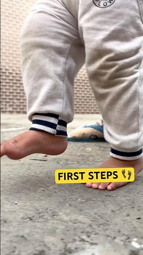Tiny Feet, Big Milestone ❤️👣 | Baby First Steps