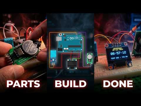 Build an Arduino Weather Station with OLED, DHT11 & RTC