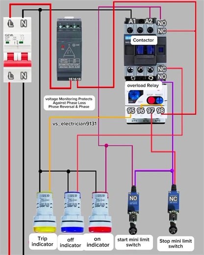 #motorwiring#Directonlinestarter#3phaseinductionmotor#new#electrical#electricalindia#milion#viral#it