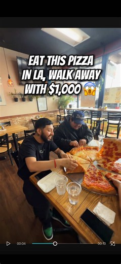 Huge Pizza in LA: Massive Slice at 3017 S Figueroa