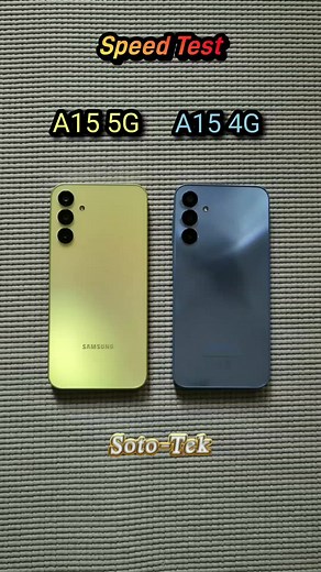 Samsung Galaxy A15 5G vs A15 4G Speed Test and RAM Management | Soto-Tek