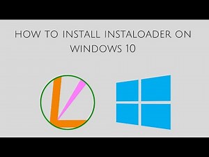 how to install instaloader on windows 10