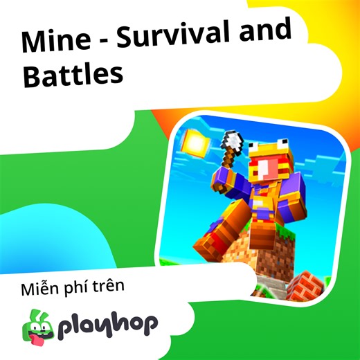 Mine - Survival and Battles: Chơi trực tuyến miễn phí trên Playhop