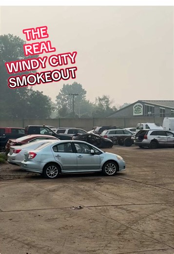Wildfire Walkthrough! The Real Windy City Smokeout at the Junkyard! #smoke #dailywalkthrough #junkcars #airquality #autorecycling #autopartscity