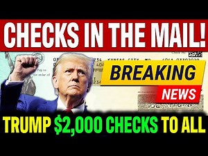 Trump Announces $2,000 Stimulus Tariff Rebate Checks To All Americans?! Millions Are Watching Now!
