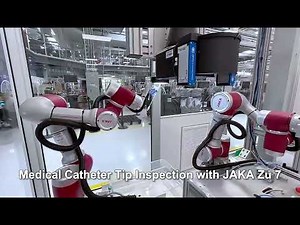 Medical Catheter Tip Inspection with JAKA Cobots | Vision-Guided Robotic Quality Control