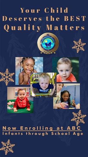 ABC Child Development Centers on Instagram: "enroll today www.abccdc.com Quality care is an investment in your child’s future. We’re proud to offer exceptional early learning that your child truly deserves. 💛"