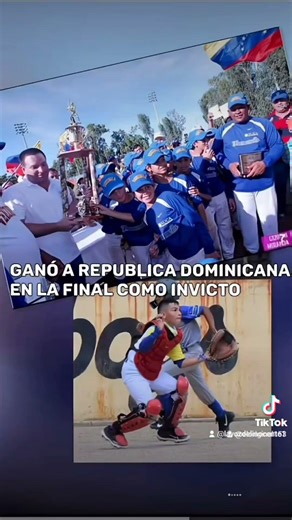 Venezuela derrotó a Dominicana 9-8 en béisbol infantil #venezuela #venezolanos #beisbolvenezolano