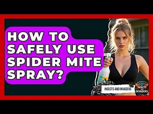 How To Safely Use Spider Mite Spray? - Insects and Invaders