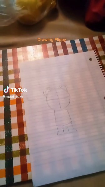 Drawing flippy #flippy #happy_tree_friends #drawing #part_1
