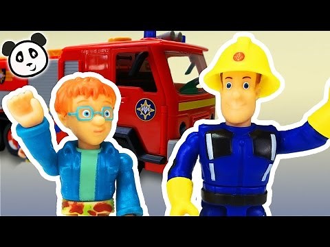 ⭕ Feuerwehrmann Sam Figuren - Spielzeug ausgepackt & angespielt Pandido TV