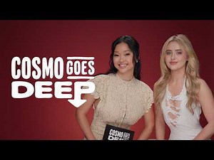 Lana Condor & Kathryn Newton Talk Barbie & ‘To All the Boys’ | Cosmo Goes Deep | Cosmopolitan